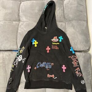 Matty boy supply the demand chrome hearts hoodie